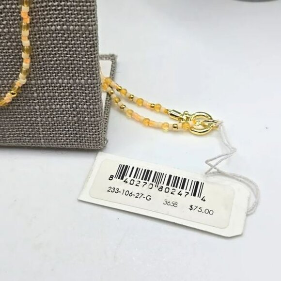 Gorjana Poppy Gem Necklace in Citrine - Picture 5 of 5